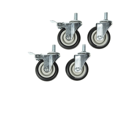 Stein World Titan 4 In. Heavy-Duty Swivel Casters 21005